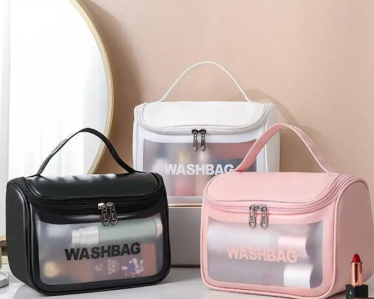 Bolsa Necessarie Transparente WashBag Impermeável