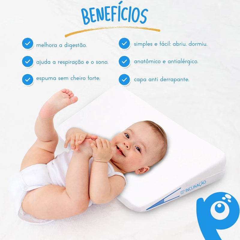 Travesseiro Anti-refluxo Para Bebê